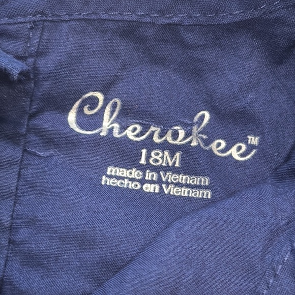 BUNDLE-2 dresses | Navy Blue Eyelet Dress | Flamingo dress Set | 18mth girls - Picture 6 of 6